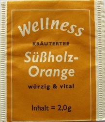 Wellness Krutertee Sssholz Orange - a