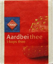 C1000 1 kops thee Aardbei - b