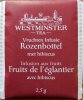 Westminster Vruchten Infusie Rozenbottel met hibiscus - b