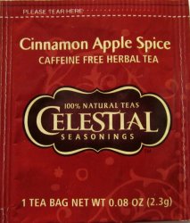 Celestial Seasonings Herb Tea Cinnamon Apple Spice - a