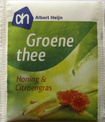 Albert Heijn Groene Thee Honing & Citroengras - b