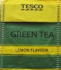 Tesco Green Tea Lemon Flavour - a