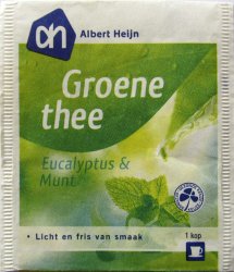 Albert Heijn Groene Thee Eucalyptus & Munt - b