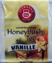 Teekanne Honeybush Tee Vanille - a