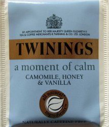 Twinings P a moment of calm Camomile Honey & Vanilla - a