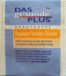 Das gesunde Plus Rooibos Vanille Orange - a