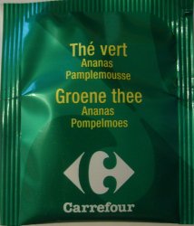 Carrefour Th vert Ananas Pamplemousse - a