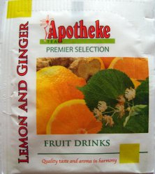 Apotheke F Fruit Drinks Lemon and Ginger - b