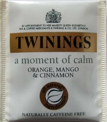 Twinings P a moment of calm Orange Mango & Cinnamon - a