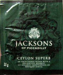 Jacksons of piccadilly Ceylon Superb - a