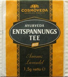 Cosmoveda Ayurveda Entspannungs Tee Ananas Lavendel - a