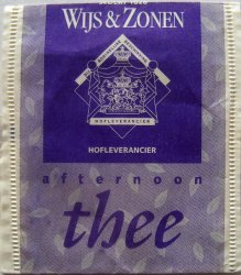 Wijs an Zonen Afternoon Thee - a