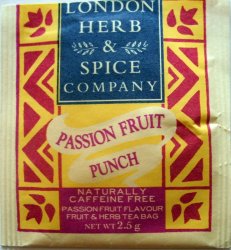 London Herb and Spice Company Naturally Caffeine Free Passion Fruit Punch - a