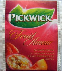 Pickwick 3 Fruit Amour Gymlcstea a passion fruit s az szibarack zvel - a