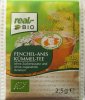 Real Bio Fenchel Anis Kmmel Tee - a