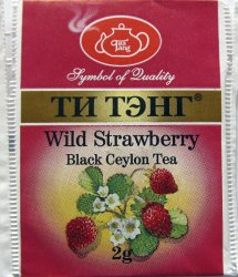 Tea Tang Black Ceylon Tea Wild Strawberry - a