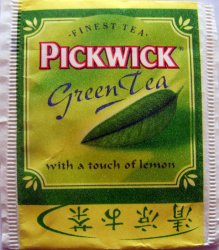 Pickwick 1 Green Tea With a touch of lemon - a