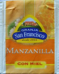 Granja San Francisco Manzanilla Con Miel - a