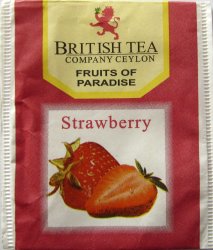 British Tea Fruits of Paradise Strawberry - a