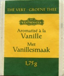 Westminster Groene Thee Met Vanillesmaak - a