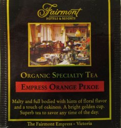 Fairmont Organic Speciality Tea Empress Orange Pekoe - a
