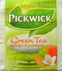 Pickwick 3 Pure Green Green Tea Mango and Jasmine - a