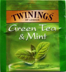 Twinings F Green Tea Mint - a