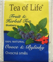 Tea of Life Fruit and Herbal Tea Blueberry Ovocn sms - a