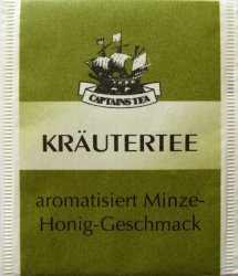 Captains Tea Krutertee aromatisiert Minze Honig Geschmack - a
