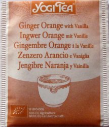 Yogi Tea Ginger Orange with Vanilla - a