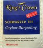 Rossmann Kings Crown Schwarzer Tee Ceylon Darjeeling - a