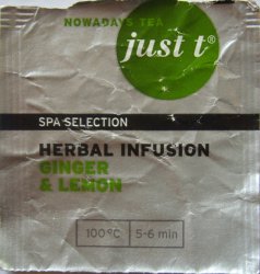 Just T Herbal Infusion Ginger and Lemon - a
