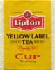 Lipton P Yellow Label Tea Finest Blend Cup - a