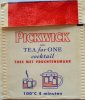 Pickwick 1 a Tea for One Cocktail - a