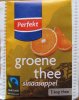 Perfekt 1 kop thee Fairtrade Groene Thee Sinaasappel - a