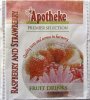 Apotheke P Fruit Drinks Raspberry and Strawberry - a