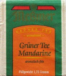 Messmer Grner Tee Mandarine - a
