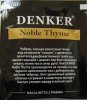 Denker Noble Thyme - a