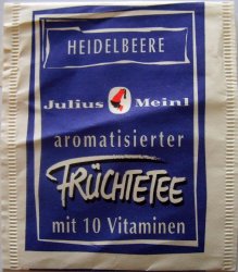 Julius Meinl P Aromatisierter Frchtetee mit 10 Vitaminen Heidelbeere - a