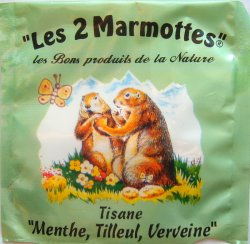 Les 2 Marmottes Tisane Menthe Tilleul Verveine - a