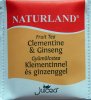 Naturland Fruit Tea Clementine and Ginseng - a