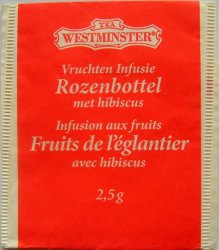 Westminster Vruchten Infusie Rozenbottel met hibiscus - a