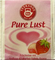 Teekanne Pure Lust Erdbeer Rhabarber Sahne Aroma - c