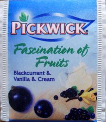 Pickwick 2 Fascination of Fruits Blackcurrant and Vanilla and Cream - a