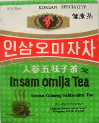Insam Omija Tea Korean Ginseng Schizandra Tea - a