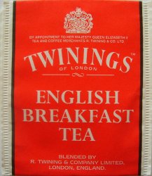 Twinings of London English Breakfast Tea - f