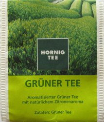 Hornig Tee Aromatisierter Grner Tee mit natrlichem Zitronenaroma - a