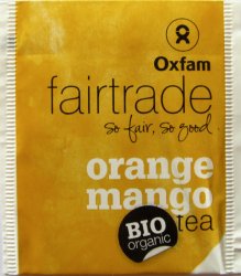 Oxfam Fairtrade Bio Orange Mango Tea - a