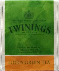 Twinings of London Lotus Green Tea - a