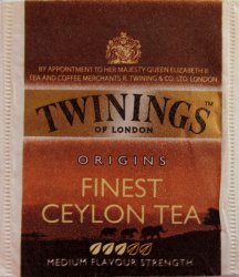Twinings of London Origins Finest Ceylon Tea - a